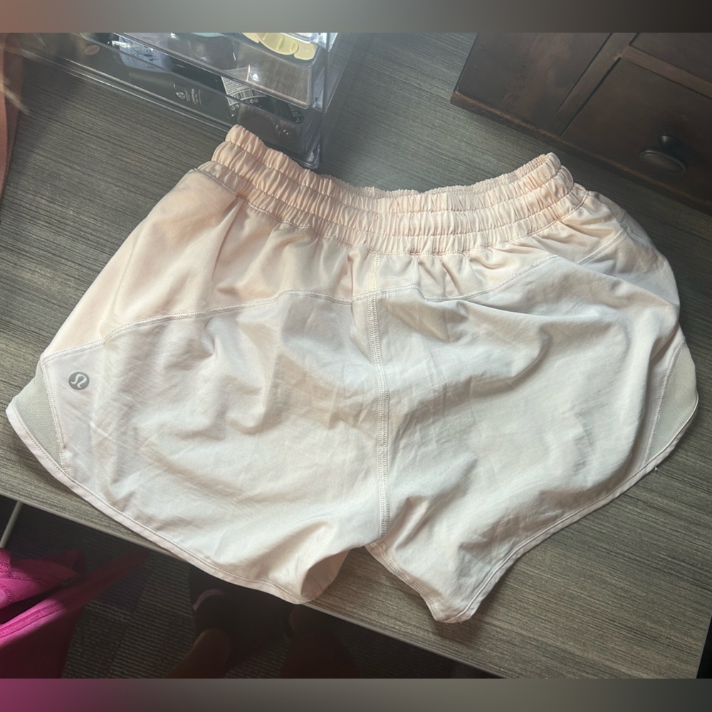 Pink and Grey lululemon shorts